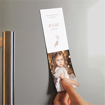 Signet baptême mes petits oiseaux - Mise en situation