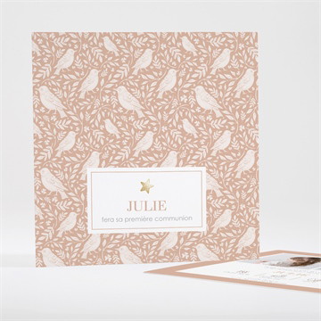 Carte dorure - carré