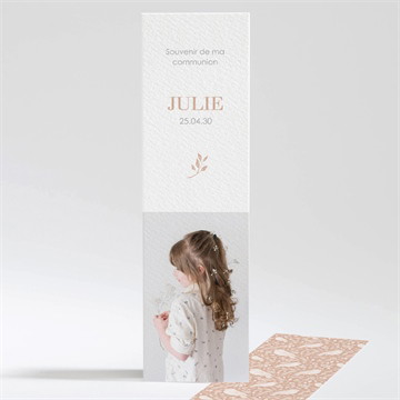 Signet communion beaux symboles argent