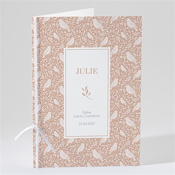 Livret de messe baptême mes petits oiseaux