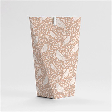 Boîte de dragées communion beaux symboles étui - Dos de la boîte