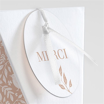 Boîte de dragées baptême mes petits oiseaux étui - Détail de la boîte