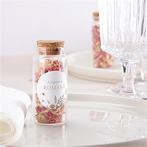 Mignonette baptême tout en joie