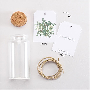 Mignonette mariage notre evidence étiquette - Vue d'ensemble