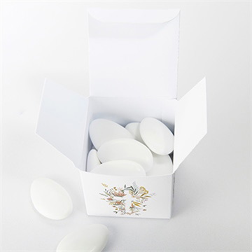 Boîte de dragées communion foi fervente - Intérieur de la boîte