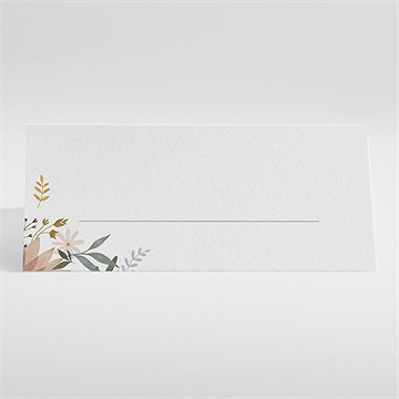 Marque-place communion foi fervente - Dos du marque-place