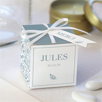 Boîte de dragées communion transcendance magnet