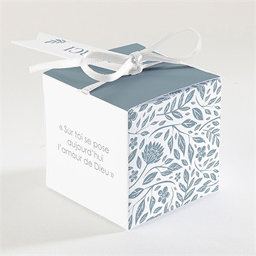 Boîte de dragées communion transcendance - Dos de la boîte