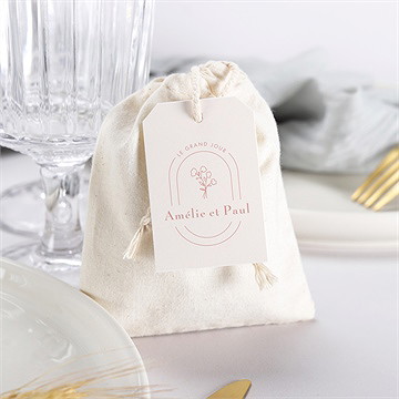 Pochon mariage  tendre capsule - Mise en situation