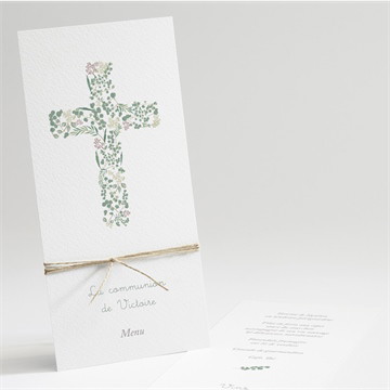 Menu communion printanier