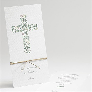 Menu communion printanier