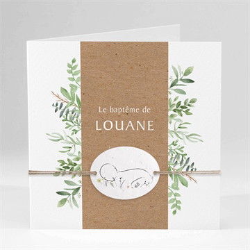 Carte pliée ensemencée