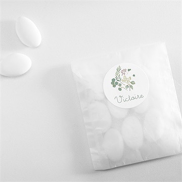 Sticker communion printanier - Mise en situation