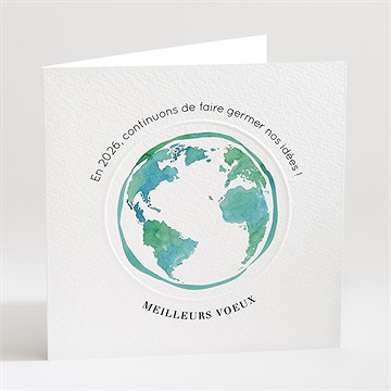 Carte de voeux terre