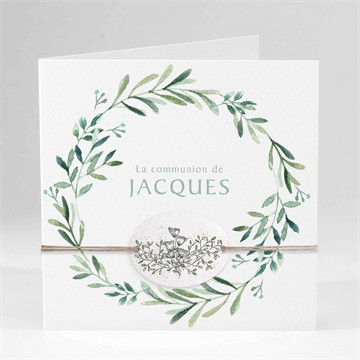 Carte pliée ensemencée