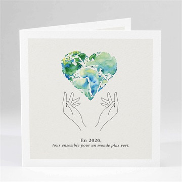 Carte de voeux monde