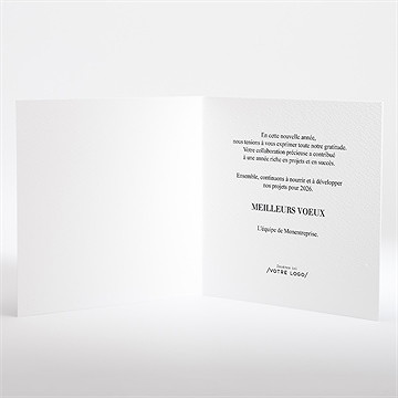 Carte de voeux monde - Intérieur de la carte