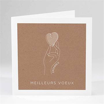 Carte de voeux solidaire