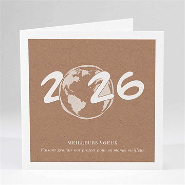 Carte de voeux durable