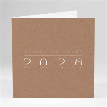 Carte de voeux année originale
