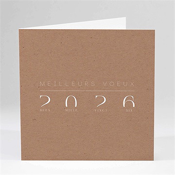 Carte de voeux année originale