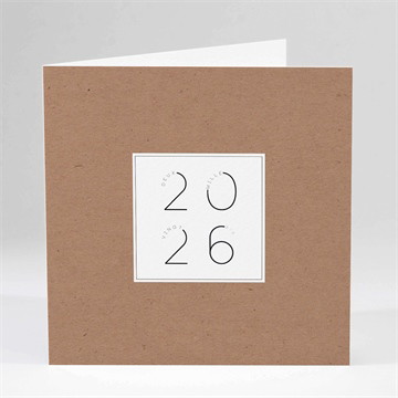 Carte de voeux design chiffres