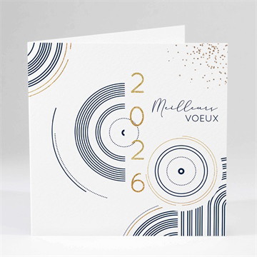 Carte de voeux design graphique