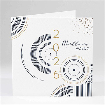 Carte de voeux design graphique