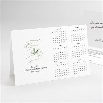 Carte pliée - paysage