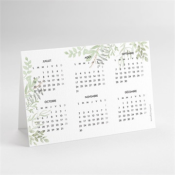 Carte de voeux faîtes germer vos idées ! plié - dos de la carte