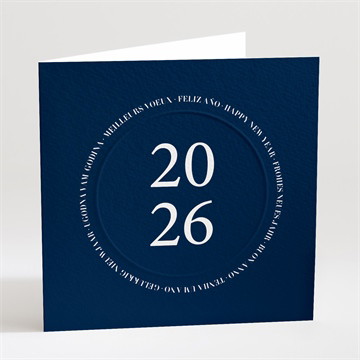 Carte pliée - carré