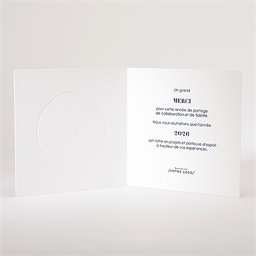 Carte de voeux international - Intérieur de la carte