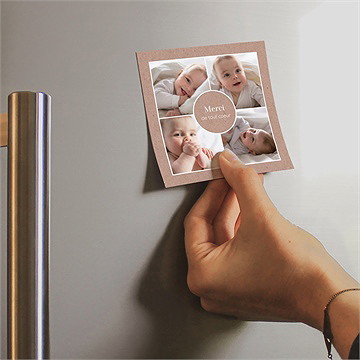 Remerciement naissance jumeaux et jumelles - Mise en situation