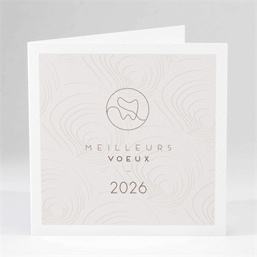 Carte pliée - carré