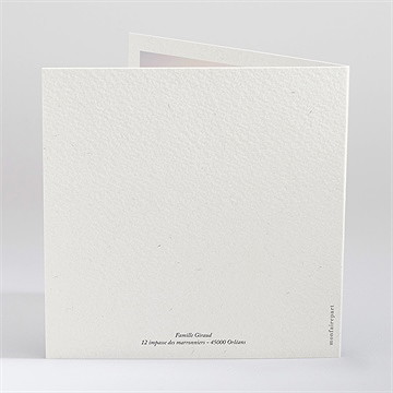 Carte de voeux noel vintage - Dos de la carte