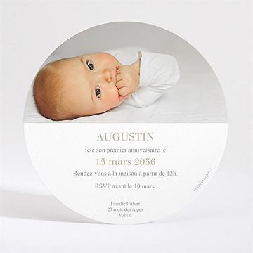 Invitation anniversaire les p'tits lapins - Dos de la carte