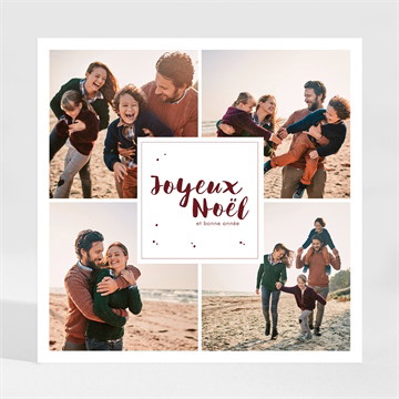 Carte de voeux joyeux noel magnet