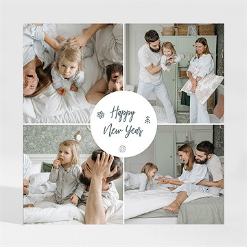 Carte de voeux tout en douceur magnet