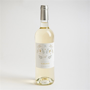 Etiquette de bouteille communion en vérité - Mise en situation