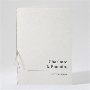 Livret de messe mariage absolument