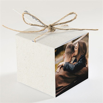 Boîte de dragées mariage absolument - Dos de la boîte