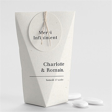 Boîte de dragées mariage absolument étui