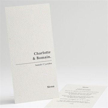 Menu mariage absolument