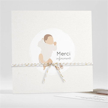 Remerciement naissance petit bébé