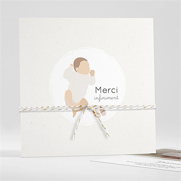 Remerciement naissance petit bébé
