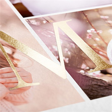 Faire-part communion jour de grâce dorure - Détail du faire-part