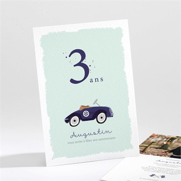 Invitation anniversaire voiture