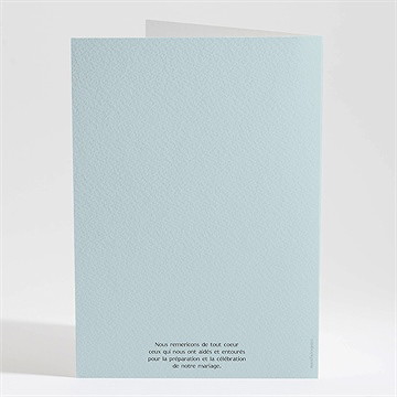 Livret de messe mariage so vinyle - Dos du livret