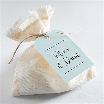 Etiquette mariage so vinyle - Mise en situation