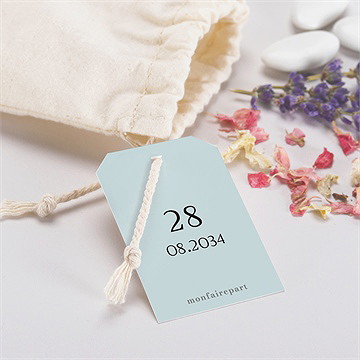 Pochon mariage  so vinyle - Mise en situation